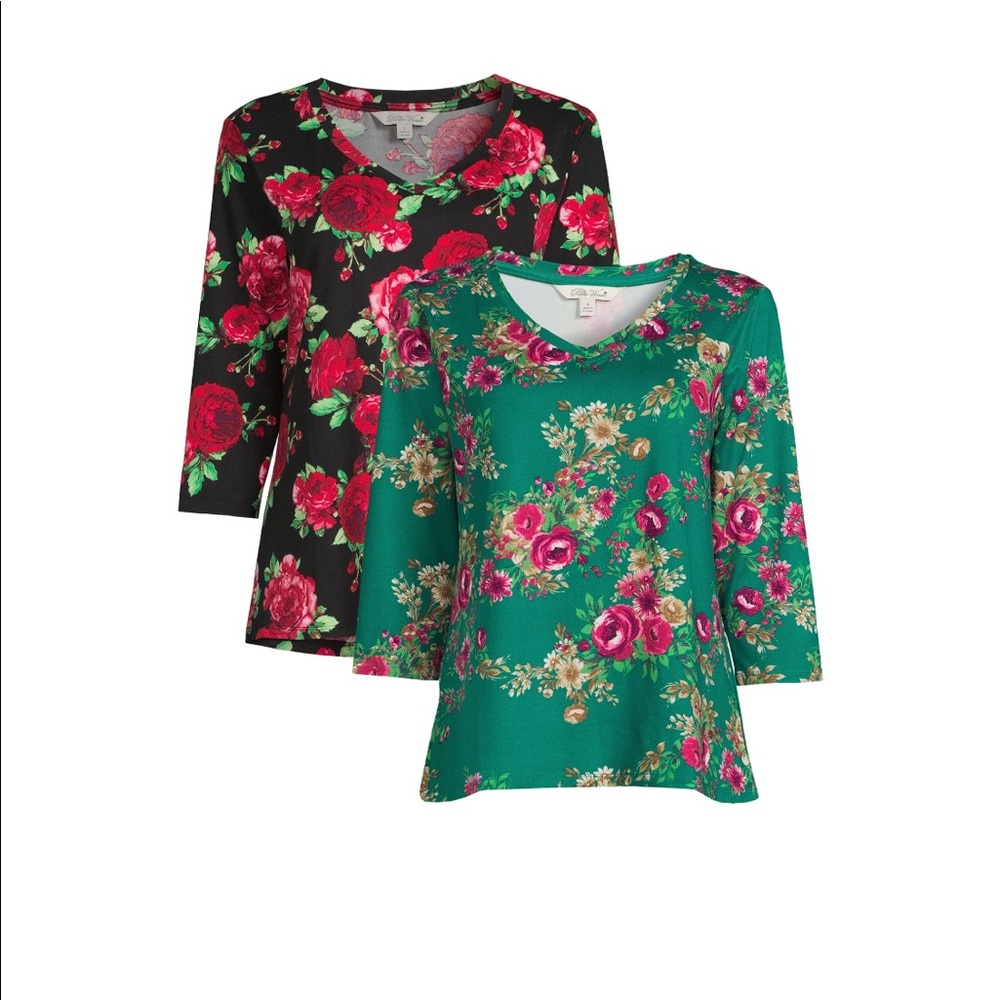 Pioneer woman floral long sleeve shirts. Soft and stretchy